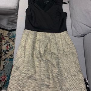 Cynthia Rowley black and gold dress